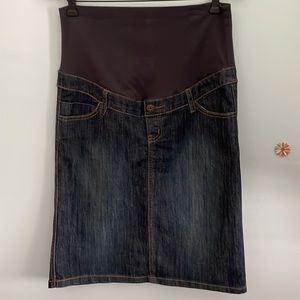 ⭐️Host Pick⭐️ Thyme Maternity Denim Skirt Size M